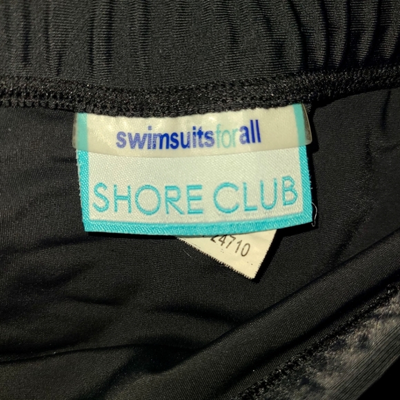 ๐HP๐ Black Swimsuits For All Shore Club Skirt Bikini Bottom, size 28 - Picture 6 of 9